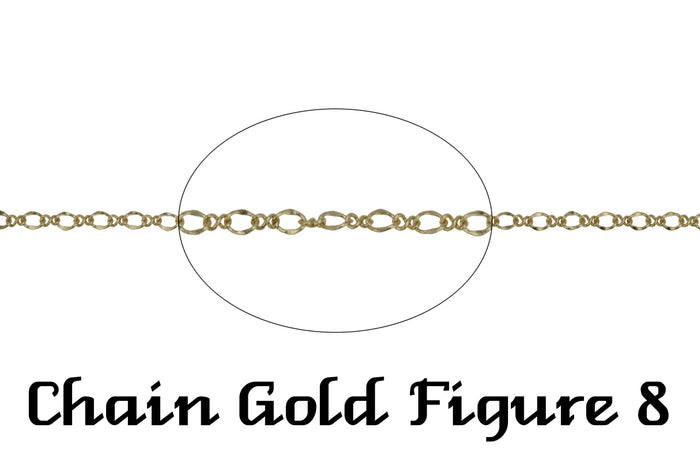 Gold Figure 8 Chain