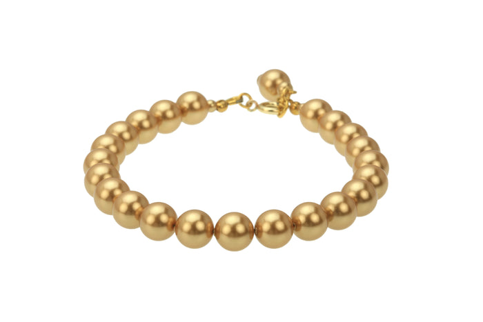 Bright Gold Pearl Gold Bracelet